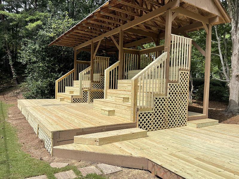 tennis bleachers built by Source One at a community tennis facility